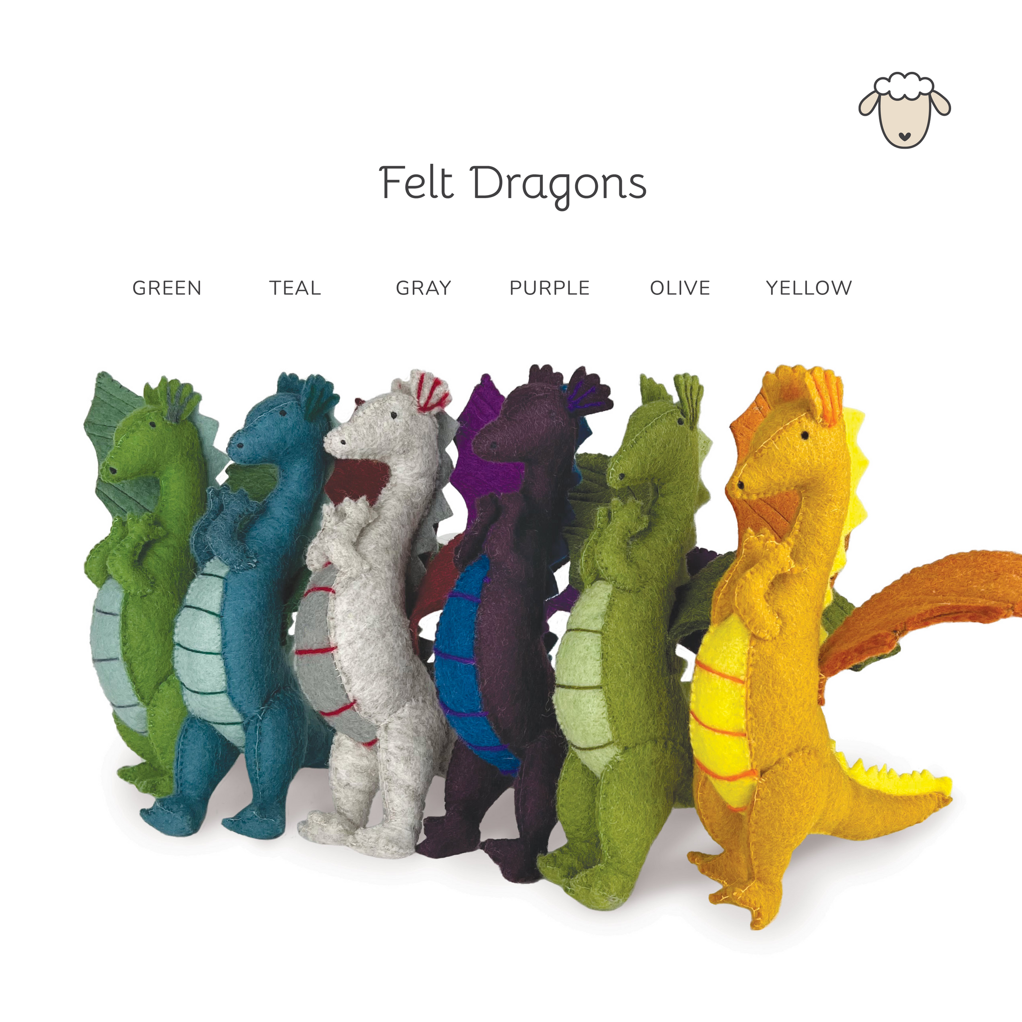 Dragon Color Felt Dragon Color Felt