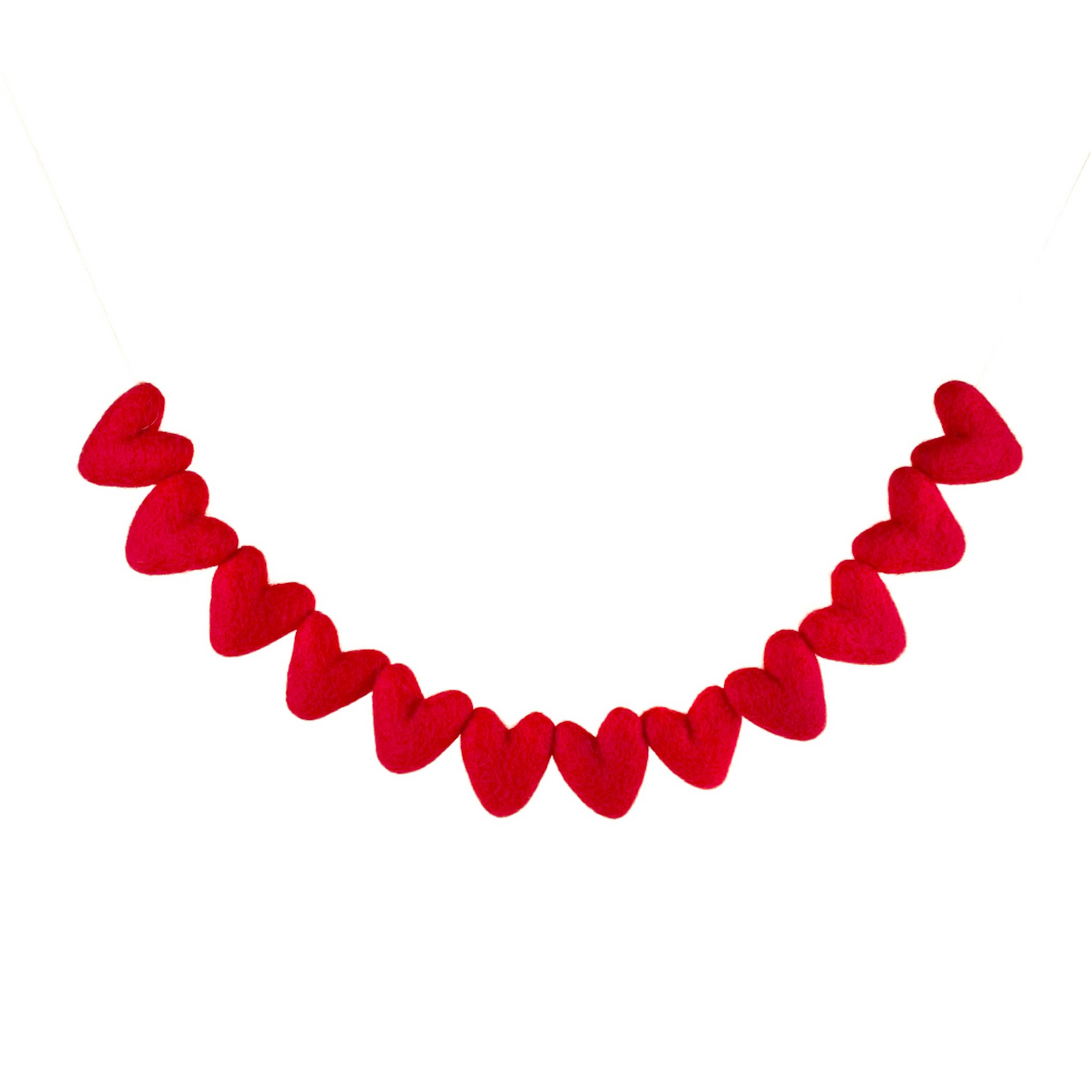 All-Heart Garland | Red – Sheep Farm Felt